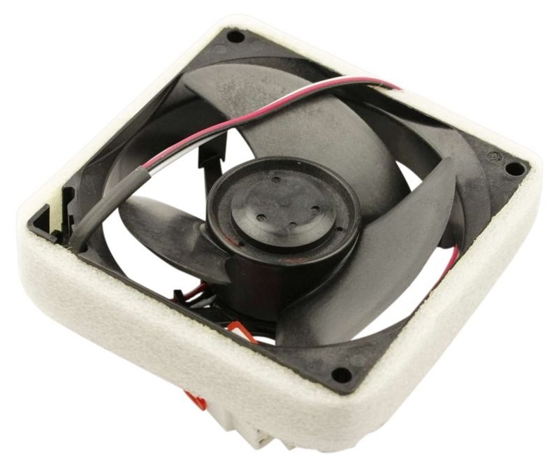 Motor ventilador Cuadrado Tipo Cooler para nevera y nevecón Samsung - Ventilador completo (motor + aspa), cuadrado tipo cooler